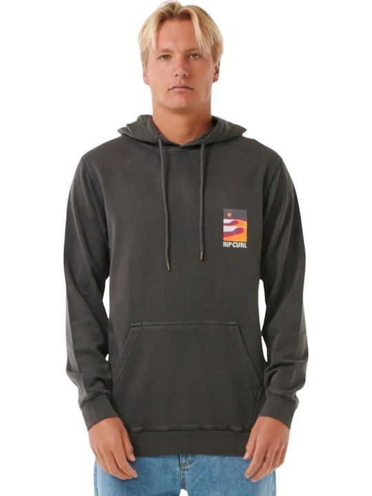 Rip Curl Surf Revival Φούτερ Γκρι με Κουκούλα