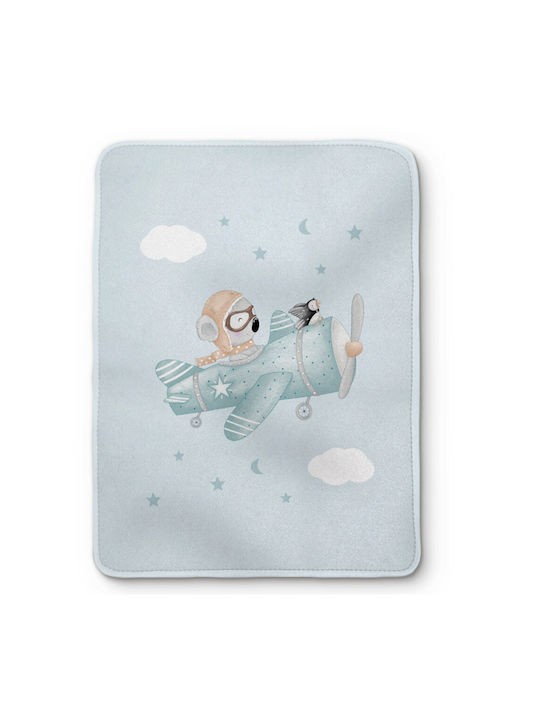 Borea Blanket Velvet Aviator Light Blue 150x220cm