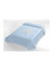 Pierre Cardin Blanket Spanish Nursery Swaddling Blankets Velvet Light Blue Blue 80x110cm