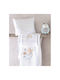 Rythmos Blanket Cot Umbrella Fight Waffle White Sky Blue 120x150cm