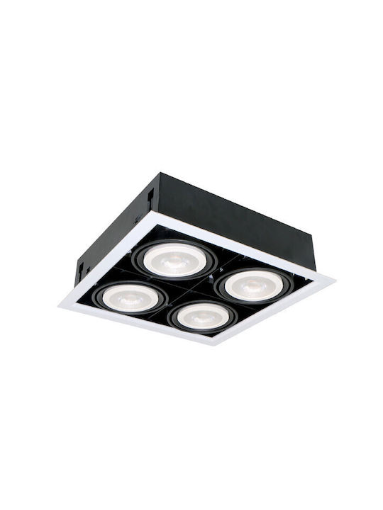 Elmark Ceiling Mount Light Gray with Socket E27