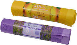 Sidirela Aromatizate Săculeți de Gunoi pentru Grădină cu Șnur 60x90cm 10buc Colorate Sidirela Aromatizate Săculeți de Gunoi pentru Grădină cu Șnur 60x90cm 10buc Colorate