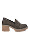 Women's Loafers in Green Color