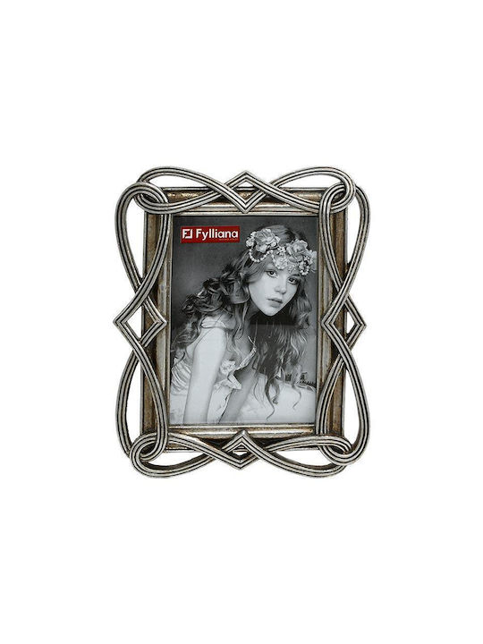 Fylliana Fl24373 Kunststoff Fotorahmen mit Silb...