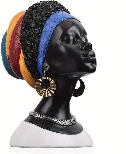Διακοσμητικό African Lady Υ23,5x16,5x20εκ