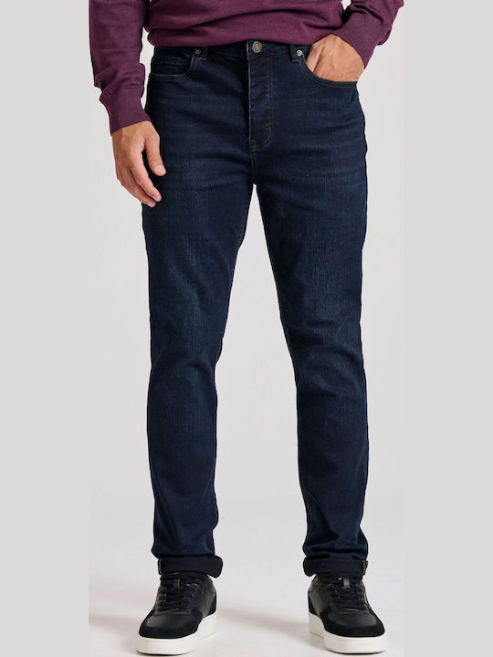 Men's Jeans Pants with Slim Tapered Fit Blue Black