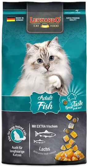 Leonardo Adult Dry Food for Adult Cats with Fish / Rice / Poultry / Liver 1.8kg