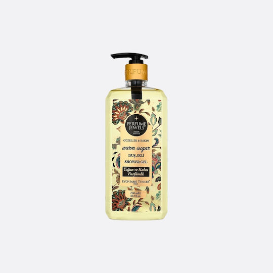 Gel de duș Eyüp Sabri Tuncer Parfum Bijuterii Zahăr Cald 750 ml