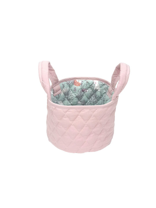 Baby Star Spring Nursery Storage Basket Pink