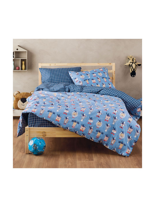 Kentia Παιδικό Πάπλωμα Μονό Cabaleros Μπλε 160x240εκ.