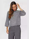 Numph Damen Pullover Grey