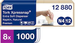 Tork Xpressnap Napkin 2-Ply Beige 21.3x16.5cm