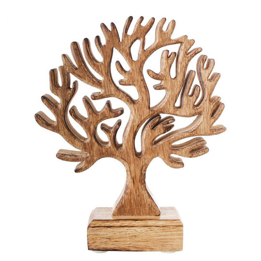 Christmas Decorative Wood Tree Brown