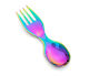 Lekkabox Baby Set mit Gabel Mini Spork aus Metall Rainbow