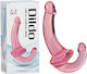 Trägerlos Strap On mit Dildo in Hautfarbe