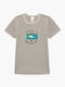 Minerva Power Saving Kids' Undershirt Short-sleeved Gray