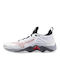 Mizuno Wave Momentum 3 Ανδρικά Αθλητικά Παπούτσια Βόλεϊ Λευκό / Κόκκινο / Γκρι