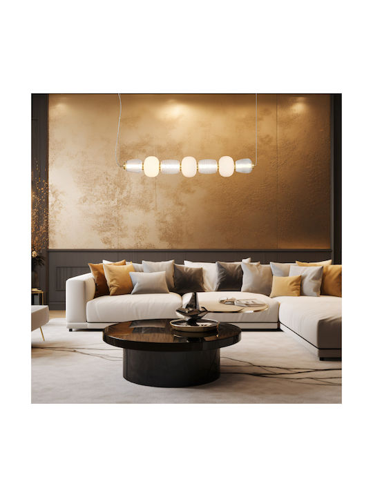 Eko Light Lustră Auriu 110cm.