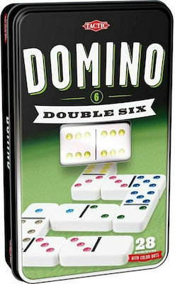 Tactic Brettspiel Domino Double Six für 2 Spieler 5+ Jahre