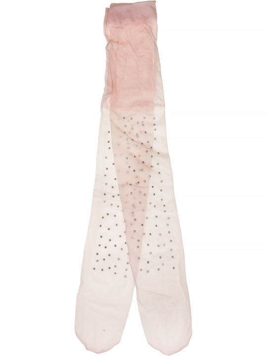 Daymod Παιδικό Καλσόν Pink Pink Strass