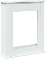vidaXL Ξύλινη Πρόσοψη Τζακιού 75x75cm