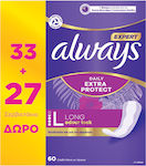 Always Daily Extra Protect Long Panty Liners 60pcs