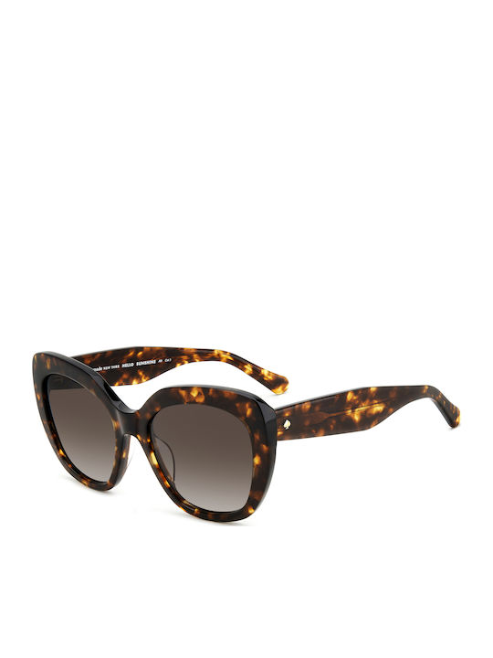 Kate Spade Γυναικεία Γυαλιά Ηλίου με Καφέ Ταρταρούγα Κοκκάλινο Σκελετό και Καφέ Ντεγκραντέ Φακό