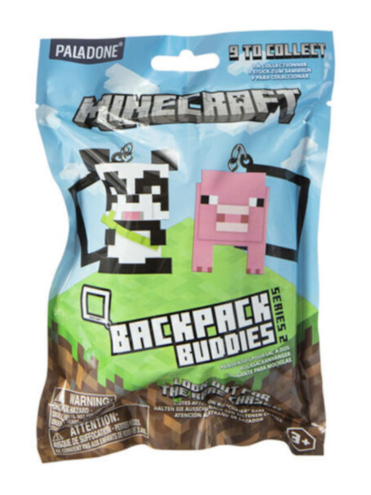 Paladone Μπρελόκ Minecraft Mystery Pack Πλαστικό Χρυσό (Τυχαία Επιλογή)
