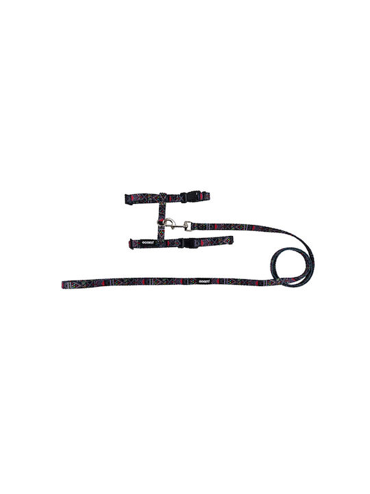 Σαμαρακι Γατας Pet Interest 30284 Go Get Harness&leash Kaleid Purple 30-40cm,40-55cm,1mmx100cm M