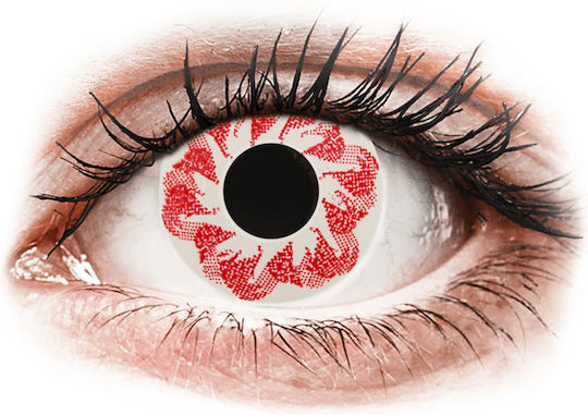 Gelflex Crazy Lens 2 Ημερήσιοι Χωρίς Διοπτρία Φακοί Επαφής Atom Bomb