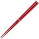 Chopsticks Χειροποίητα Ξύλινα Λάκα Κόκκινα Σχέδιο 22.5 Εκατ 2 Τμχ Kenro