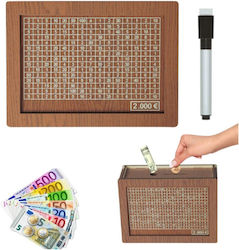 Kakeibo Box Γιαπωνέζικος Κουμπαράς Ξύλινος Ρετρό Αποταμίευση 2000€ Καφέ 04431 Kakeibo Box Γιαπωνέζικος Κουμπαράς Ξύλινος Ρετρό Αποταμίευση 2000€ Καφέ 04431