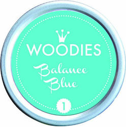 Wooden Stamp Pad Balance Blue 1