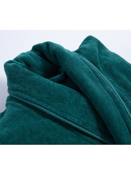 Nef-Nef Homeware Paradise Bathrobe Green