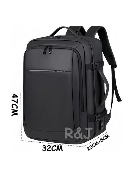 R&J Backpack Αδιάβροχο 40lt Μαύρο R&J Backpack Αδιάβροχο 40lt Μαύρο