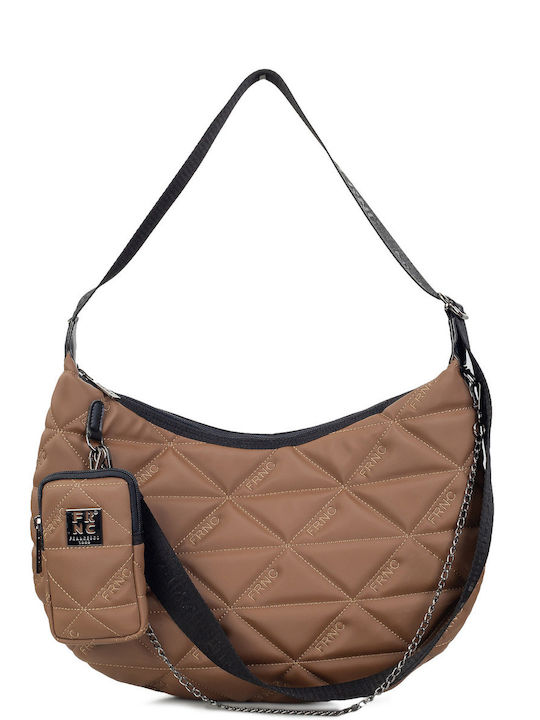 FRNC Damen Tasche Schulter Braun