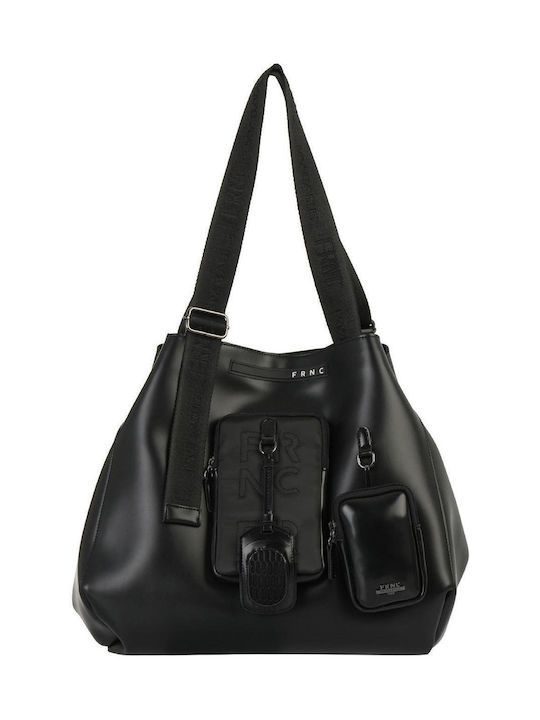 FRNC Damen Tasche Schulter Schwarz