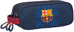 Safta 812125513 Barcelona FC Fabric Pencil Case Blue