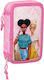 Safta 412310854 Barbie Girl Κασετίνα Ύφασμα Ροζ