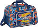 Safta Hot Wheels Speed Club Sack Voyage Blue Fabric L40xW24xH23cm