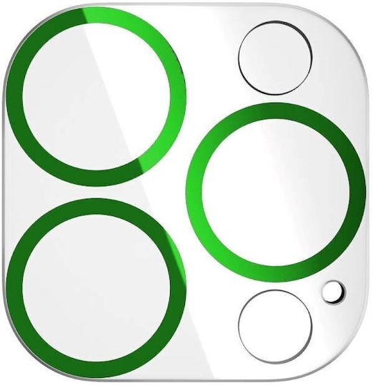 Lens Shield Full Camera Protection Tempered Glass Green for the Samsung Galaxy S22 Ultra
