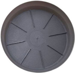 Micplast 466411 Plate Pot Charcoal 26x26cm