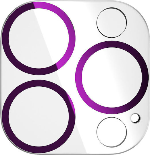 Lens Shield Full Camera Protection Tempered Glass Purple for the Samsung Galaxy S22 Ultra