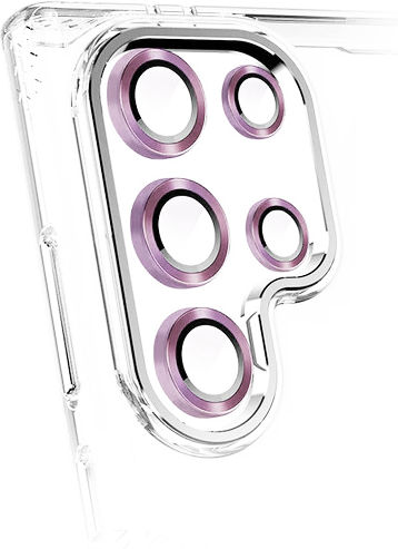 Lens Shield Full Camera Protection Tempered Glass Purple for the Samsung Galaxy S23 Ultra