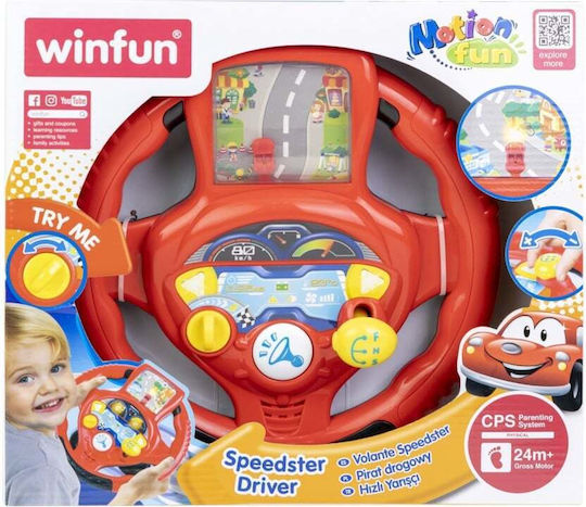 Winfun Steering Wheel with Light and Sounds for 24++ Months