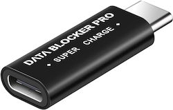 Avizar Blocator de Date Usb-c Super Încărcare Negru Avizar Blocator de Date Usb-c Super Încărcare Negru