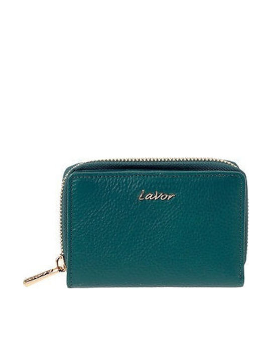 Leather Women's Wallet Petrol Blue