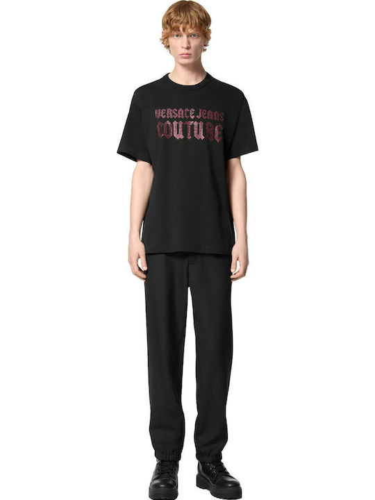 T-shirt Μαυρο-ροζ