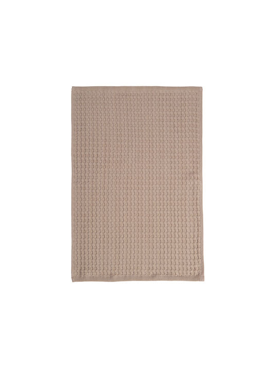 Nef-Nef Homeware Wafflow Tea Towel made of 100% Cotton in Beige Color 45x68cm 1pcs