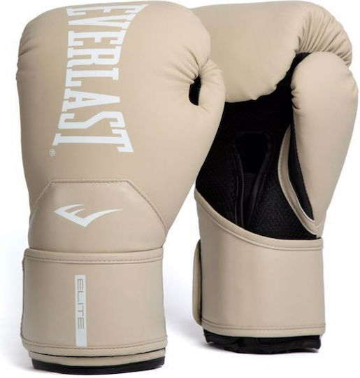 Everlast Elite 2 Γάντια Πυγμαχίας για Αγώνα Μπεζ